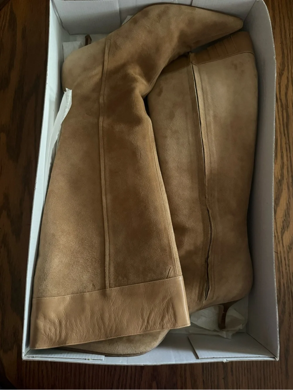 Banana Republic Women's Tall Suede Knee Boots - Camel